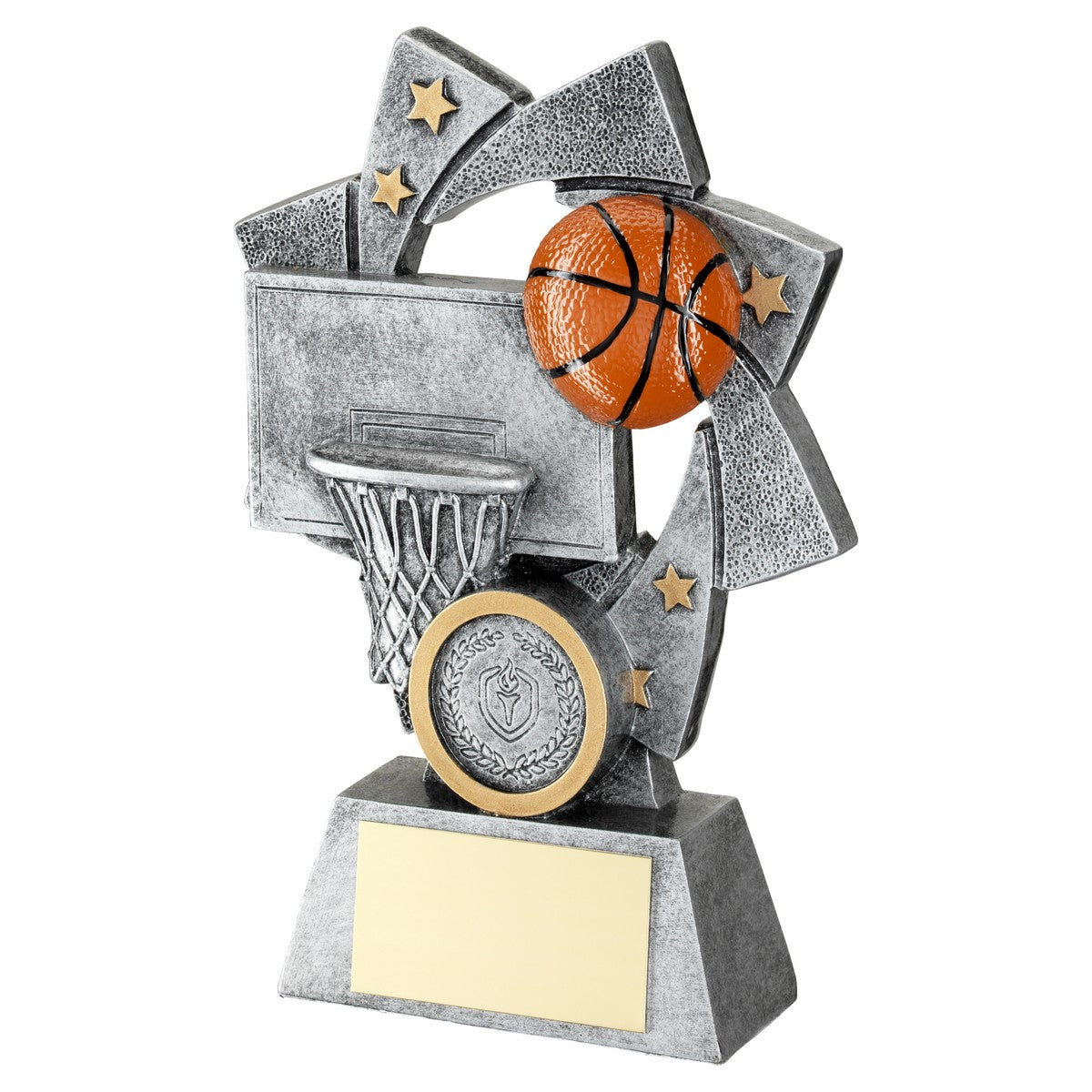 Basketball Star Spiral Trophy