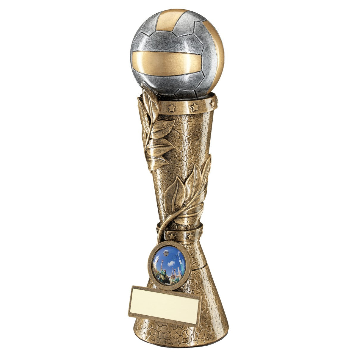 Netball Leaf Column Trophy