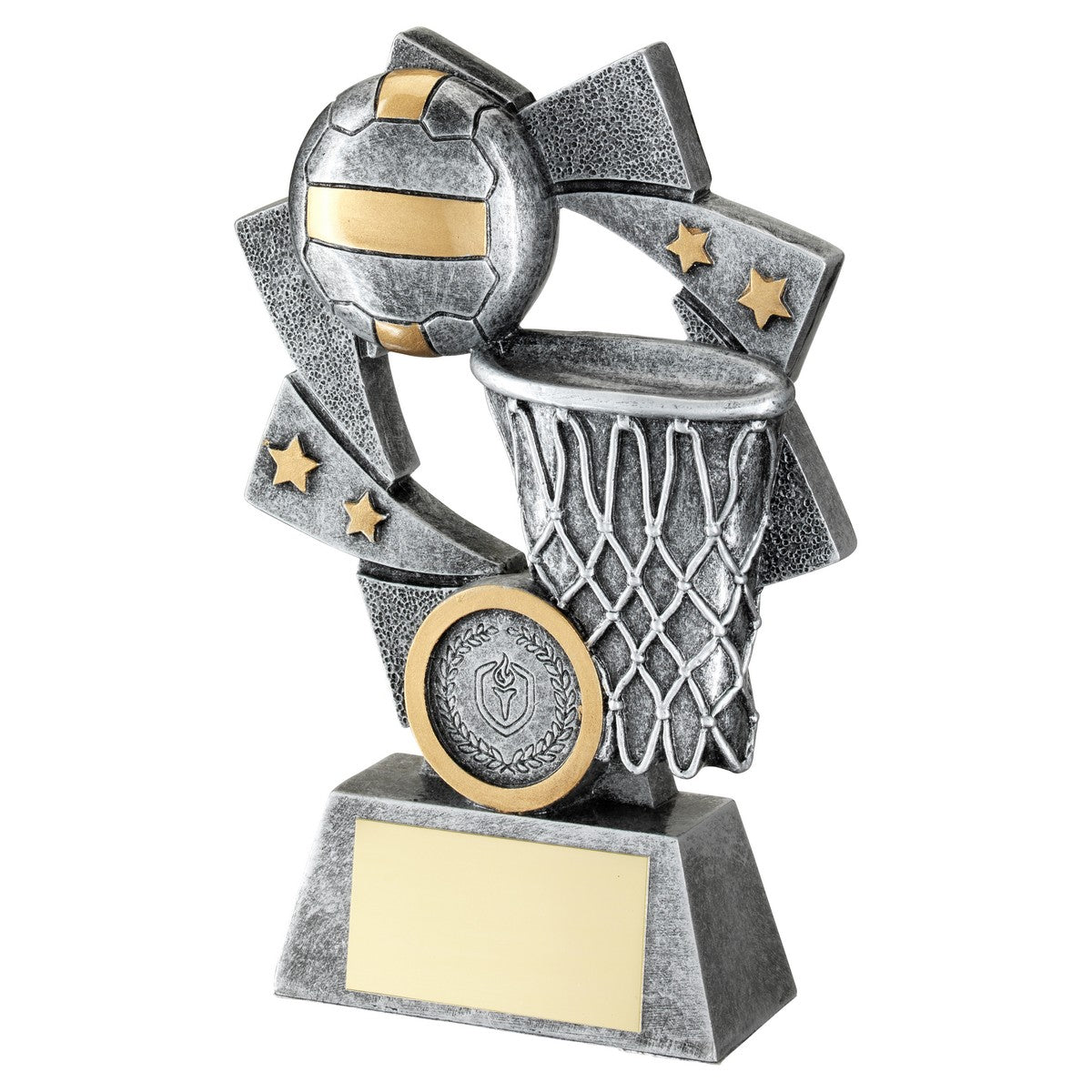 Netball Star Spiral Trophy