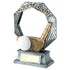 Bronze/Pewter/White Golf Octagon Series Trophy With Plate Longest Drive - 6in