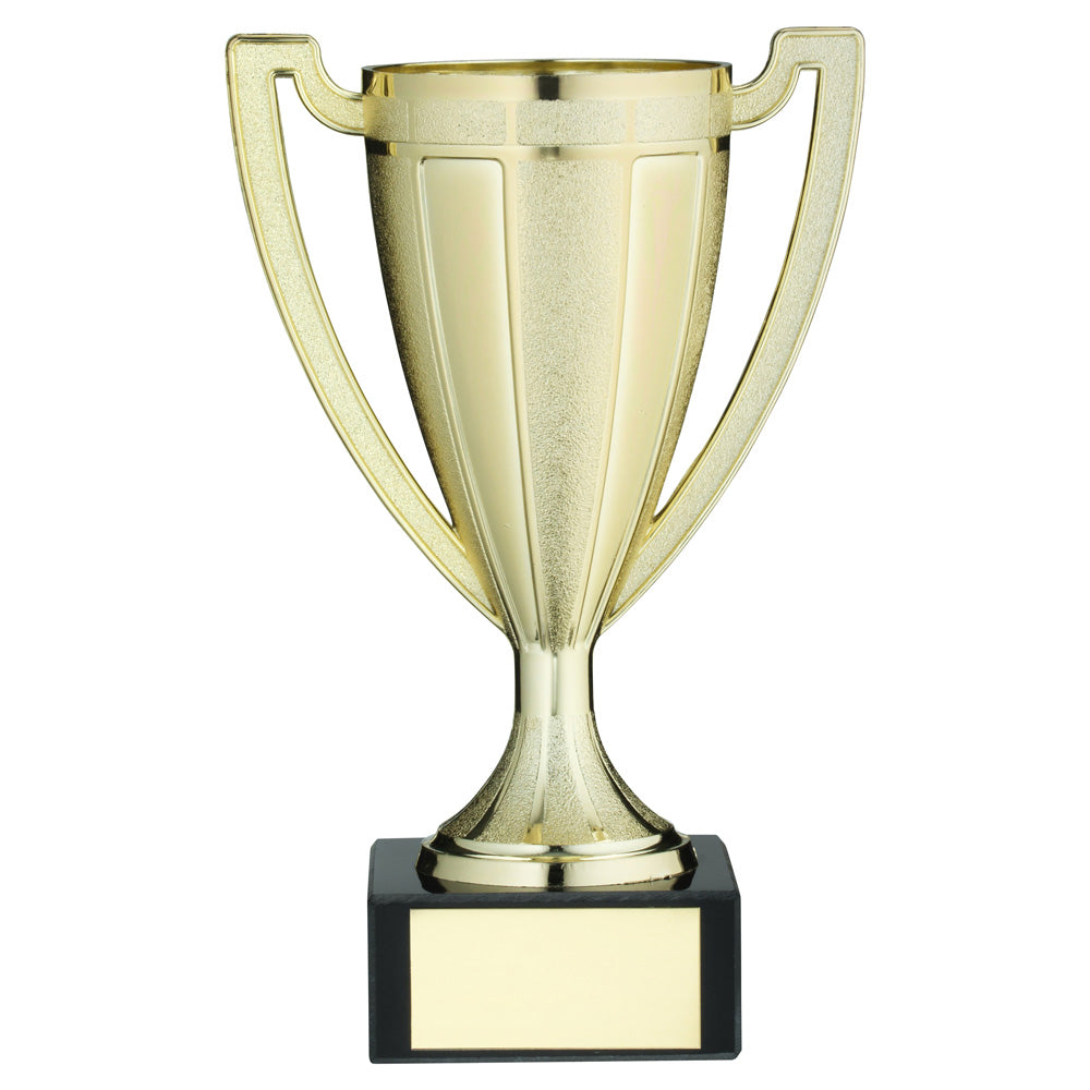 Gold Plastic Stippled Trophy Cup