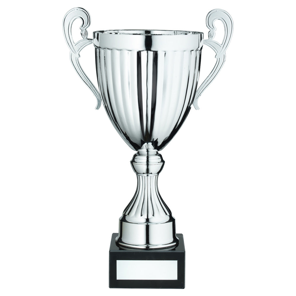 Silver Conical Trophy Cup With Handles
