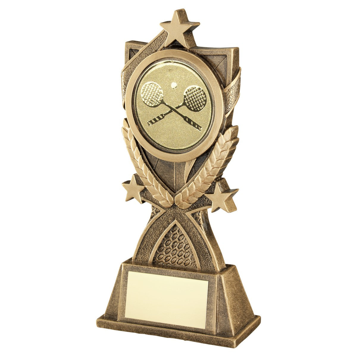 Trophy Swatcher Squash '3 Star Wreath' Trophy – Gravesham Trophy Centre