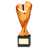 Copper Plastic 'Sabre Star' Trophy Cup On Black Marble Base
