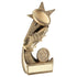 Rugby Ball And Boot Trophy - Shooting Star