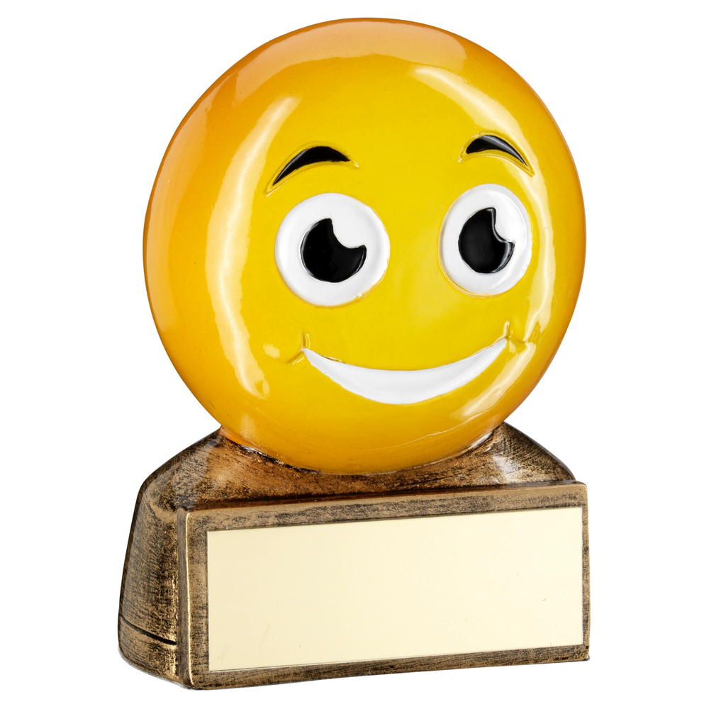 Smile Emoji Trophy - 2.75in