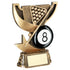 Pool '8 Ball' Mini Cup Trophy