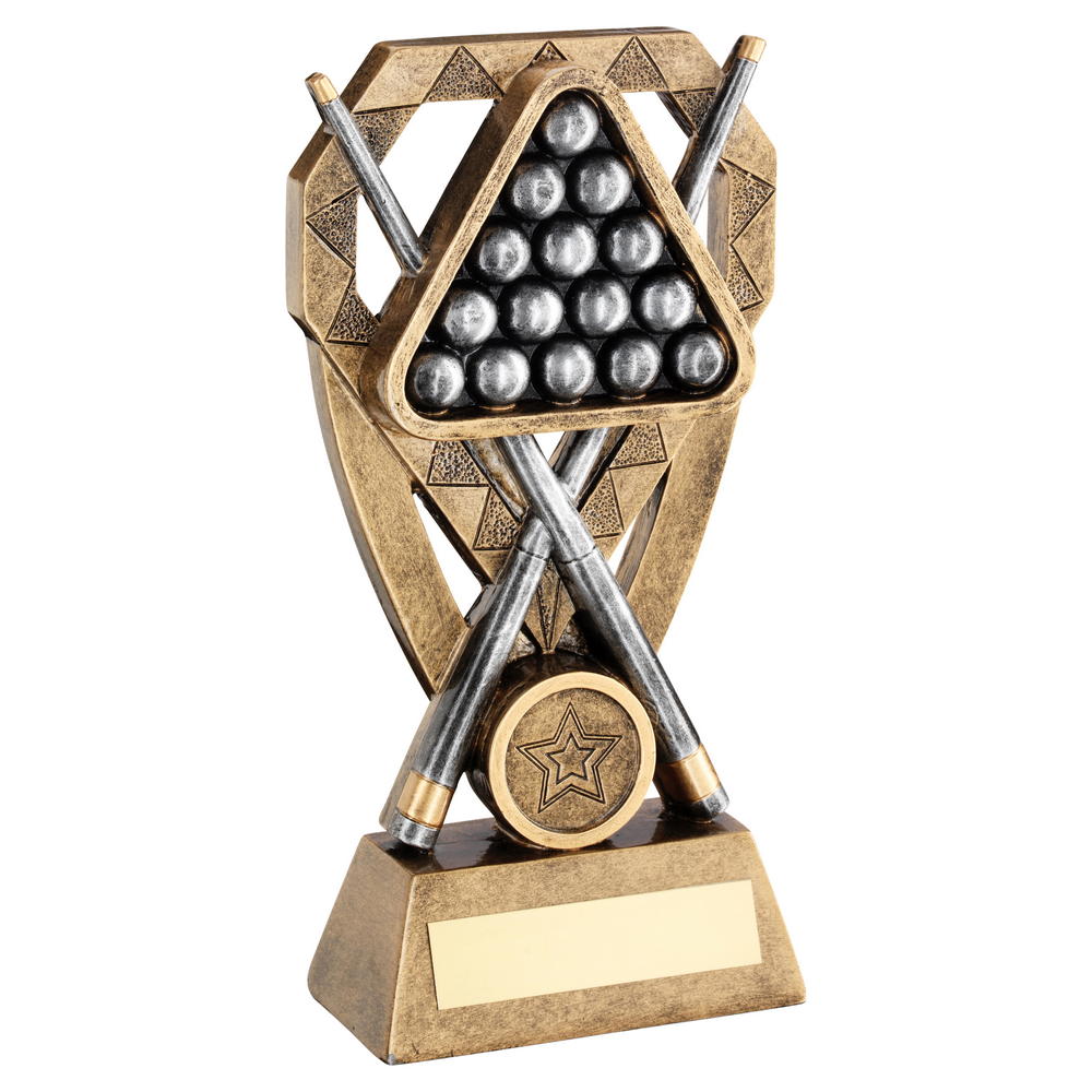 Pool/Snooker 'Crossed Cues' Trophy