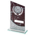 Pool/Snooker Glass Award with Printed Marble Texture