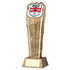 Bronze/Gold Column Special Shield Resin Trophy (with Custom Shield Centre)