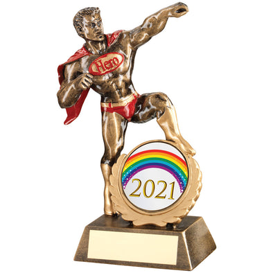 Male 'Hero' Trophy - 7.25in (available with engraving)