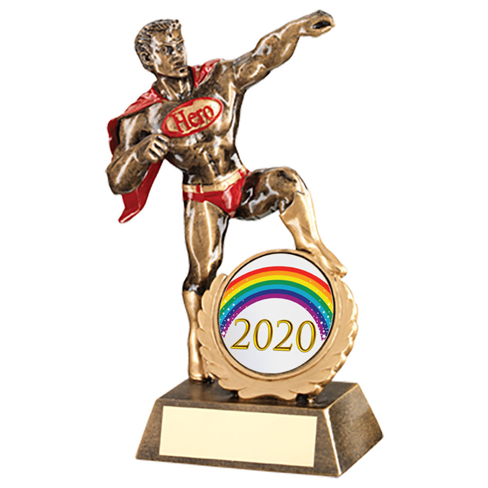 Male 'Hero' Trophy - 7.25in (available with engraving)