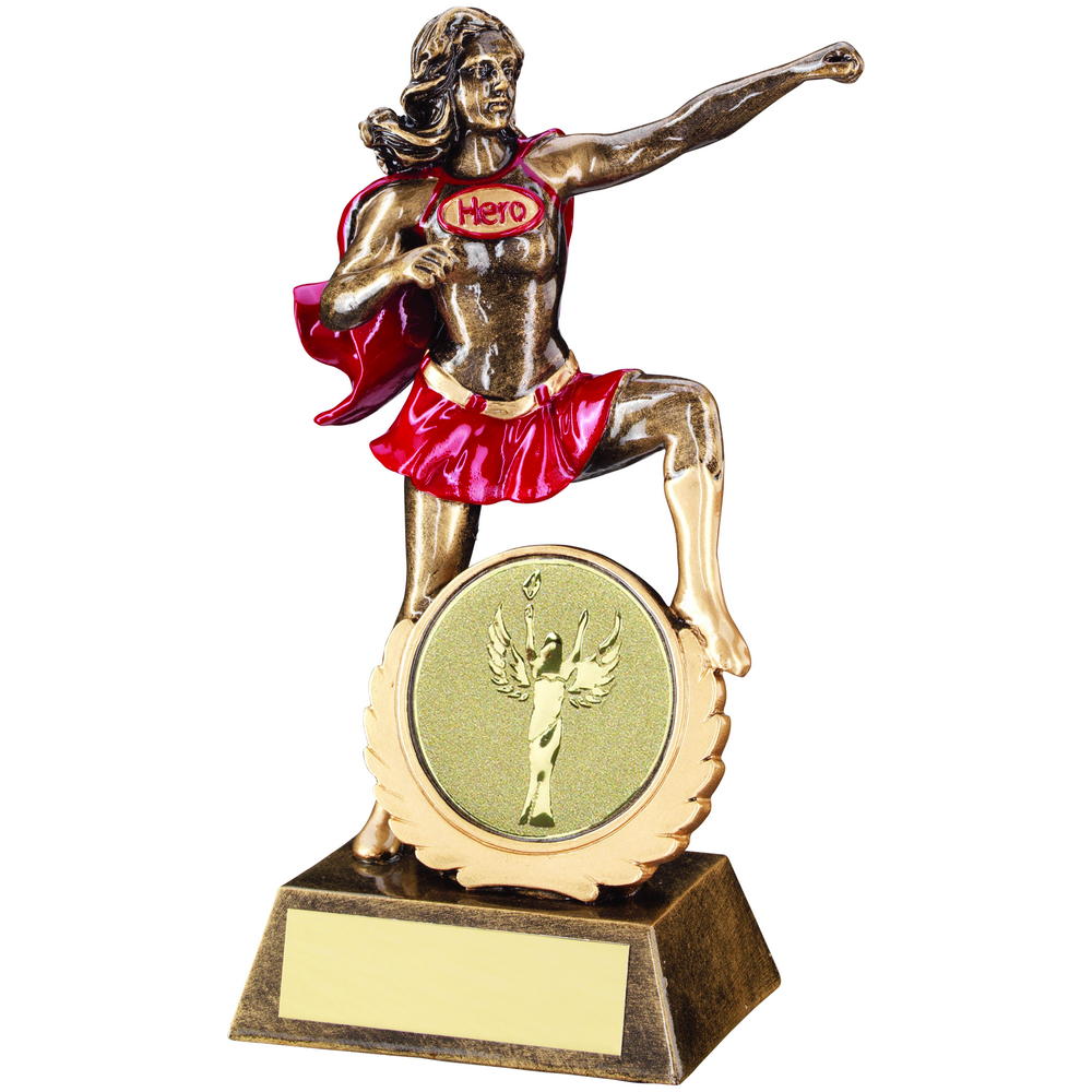 Female 'Hero' Trophy - 7.5in (available with engraving)