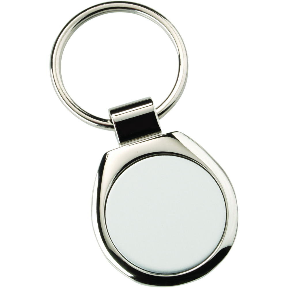 Metal Round Keyring - (1in Centre) 1.75in