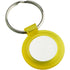 Round Keyring - Yellow (1in Centre) 1.5in