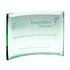 Curved Glass Rectangle Frame Award
