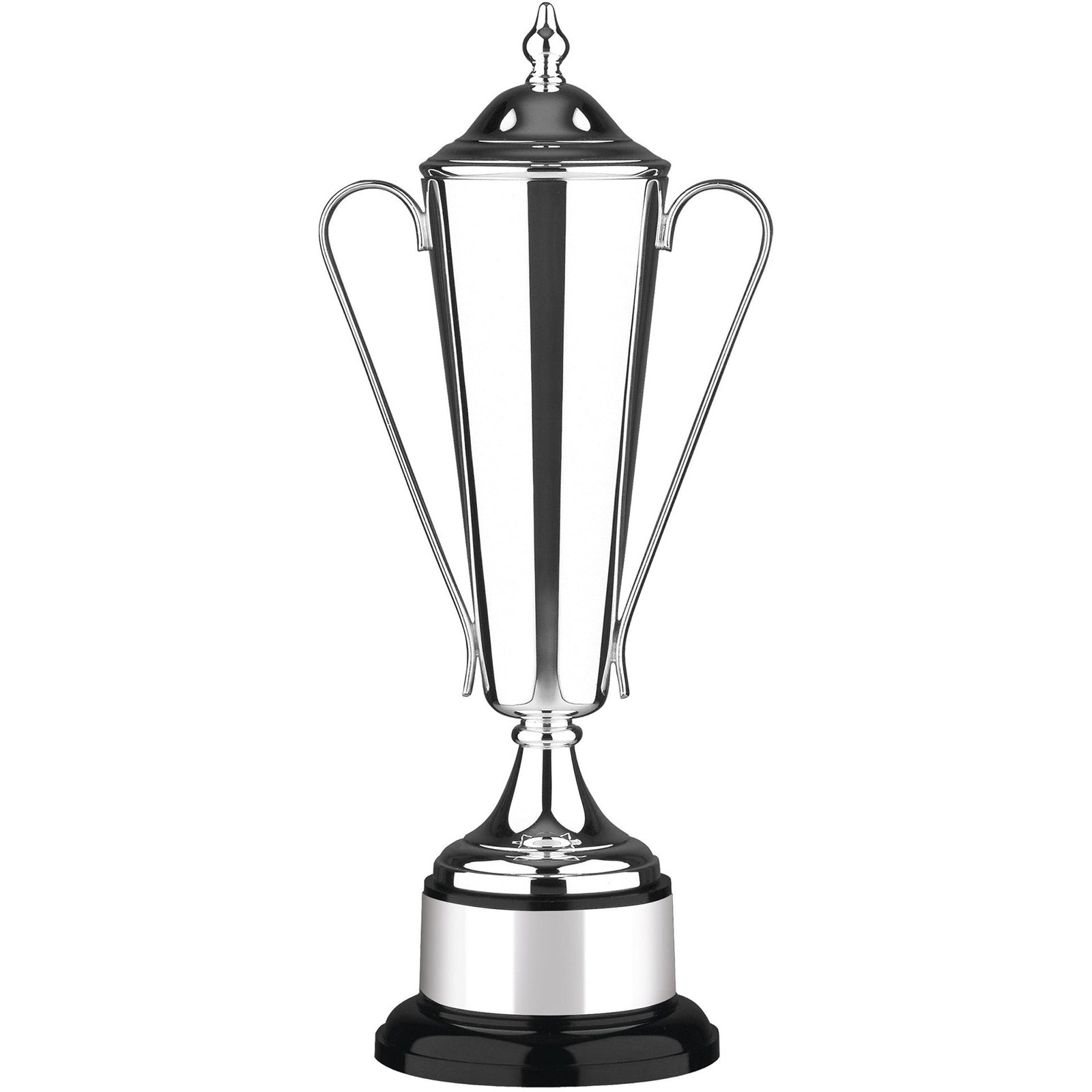 Silver Plated Conical Prestige Trophy Cup & Lid