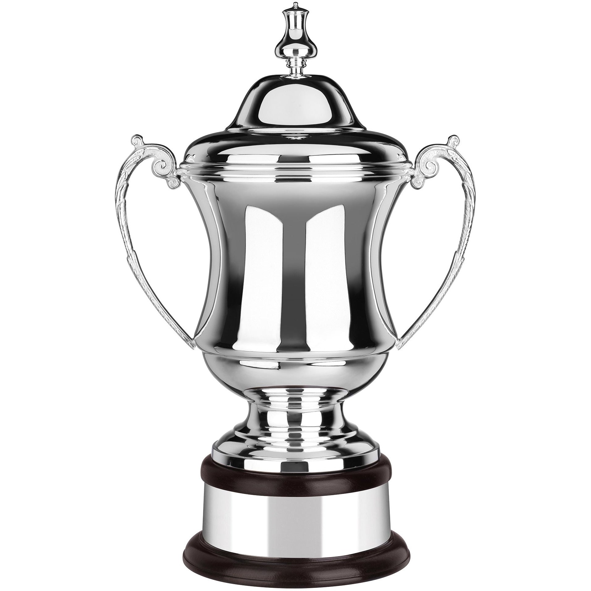 Silver Plated Conquerors Challenge Trophy Cup & Lid