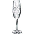 Engraved Solitaire 24% Lead Crystal 140ml Classic Champagne Flute