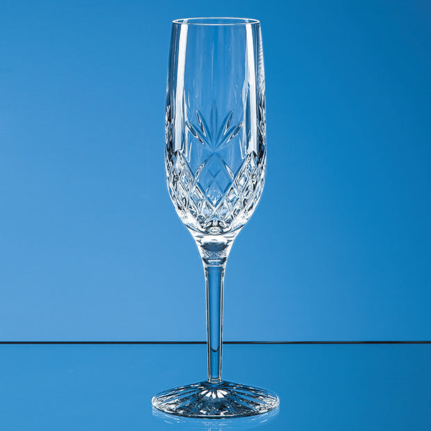 165ml Blenheim Lead Crystal Full Cut Champagne Flute