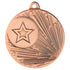 Shooting Star Metal Medal (With Custom 1in Centre) Bronze