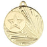 Shooting Star Metal Medal (With Custom 1in Centre) Gold