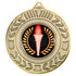 Wreath Medal (1in Centre) - Antique Gold 2in