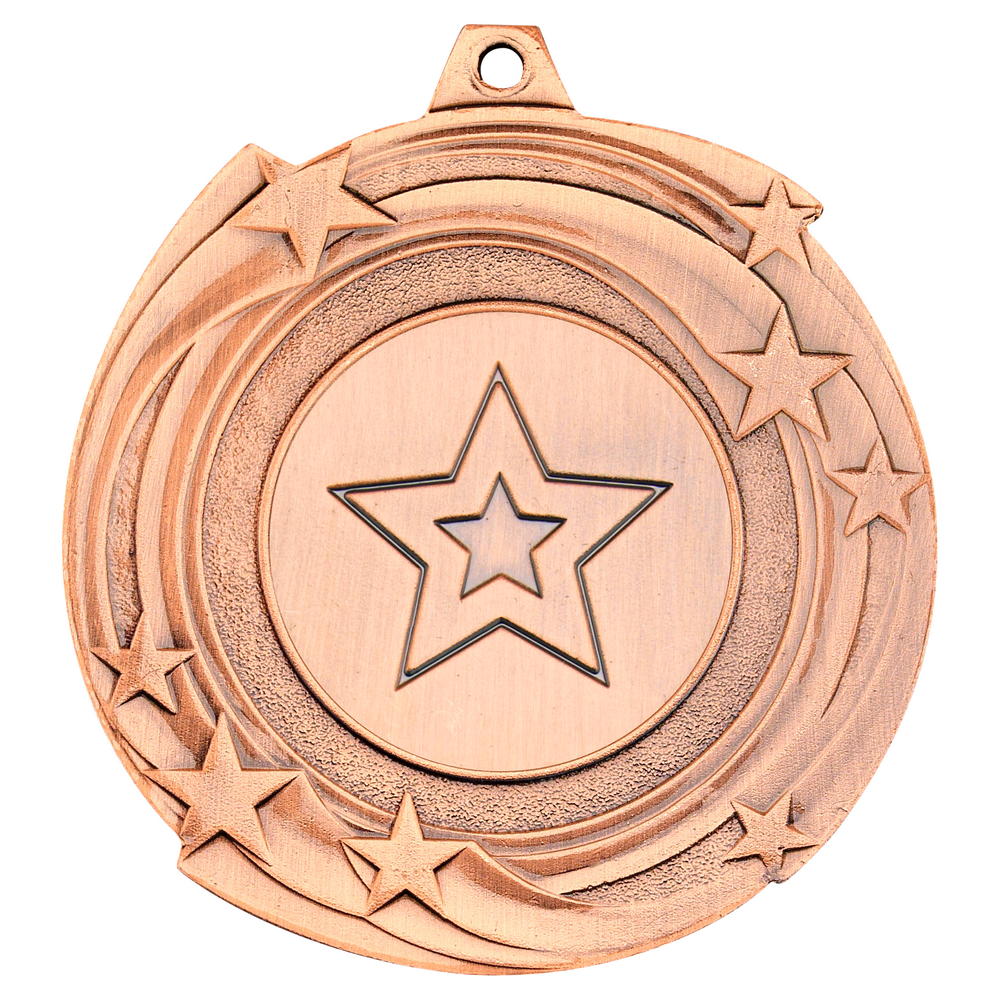 Star Cyclone Medal (1in Centre) - Bronze 2in