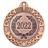 Wreath Medal Extra Thick - Bronze (2in Centre) - 2.75in (70mm) diameter