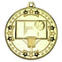 Basketball 'tri Star' Medal - Gold 2in