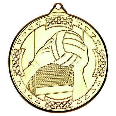 Gaelic Football Celtic Medal - Gold 2in