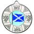 Scotland Medal (1in Centre) - Silver 2in