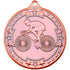 Cycling 'tri Star' Medal - Bronze 2in