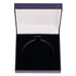 Classic Leatherette Medal Box Blue 85x85mm