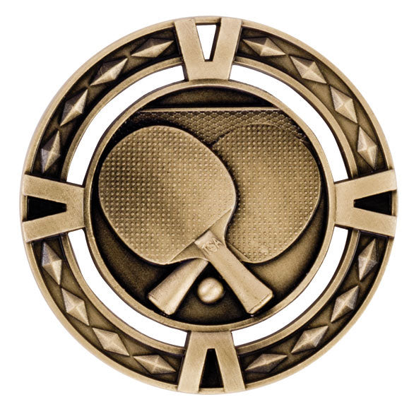 V-Tech Series Medal - Table Tennis Gold 60mm