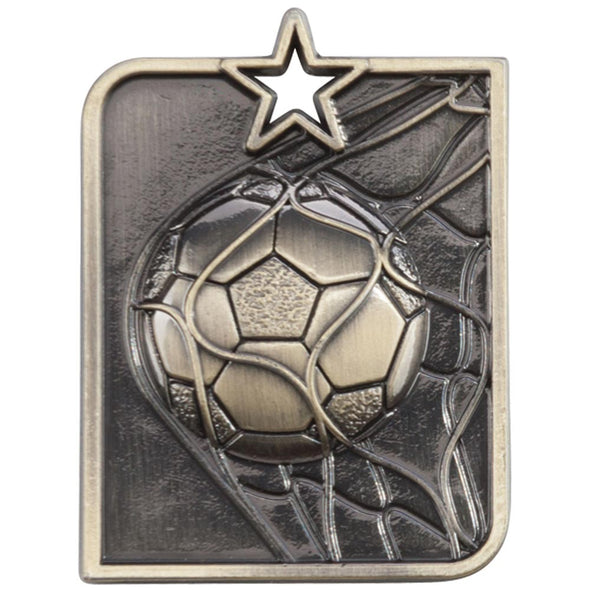 Centurion Star Series Football Medal Gold 53x40mm