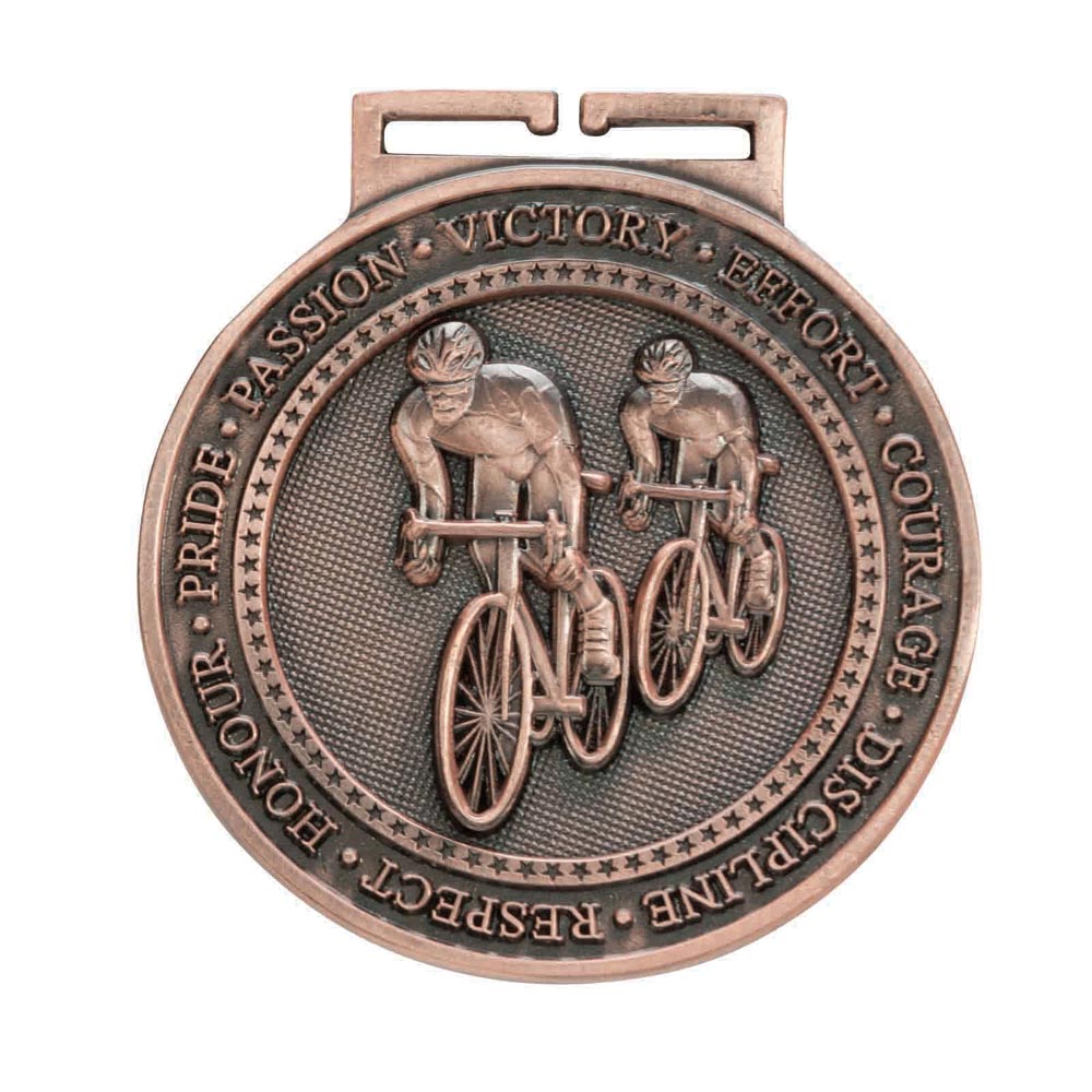 Olympia Cycling Medal Antique Bronze 60mm