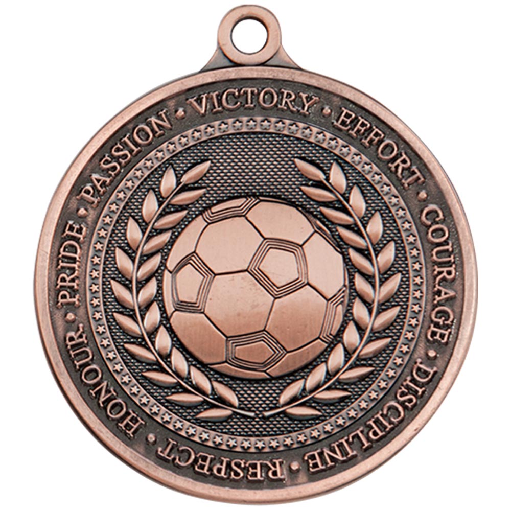 Olympia Football Medal Antique Bronze 60mm