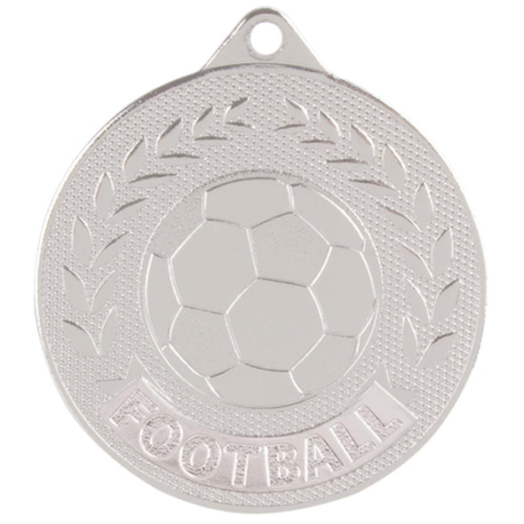 Discovery Football Medal Silver 50mm