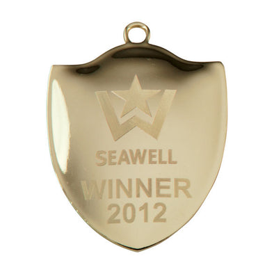 Prestige Shield Medal Series Gold 72mm