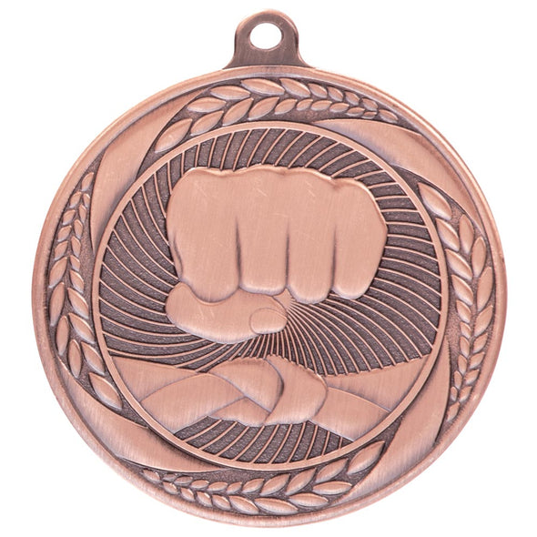 Typhoon Martial Arts Medal Bronze 55mm