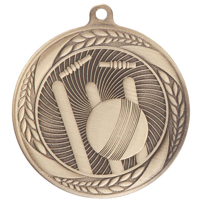 Typhoon Cricket Medal Gold 55mm