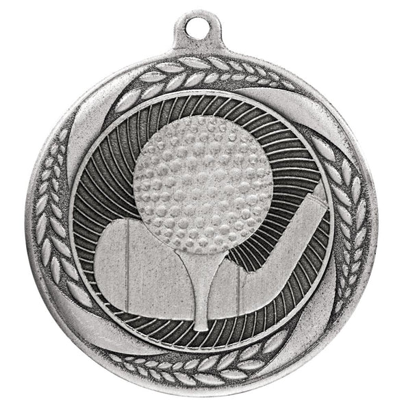 Typhoon Golf Medal Silver 55mm