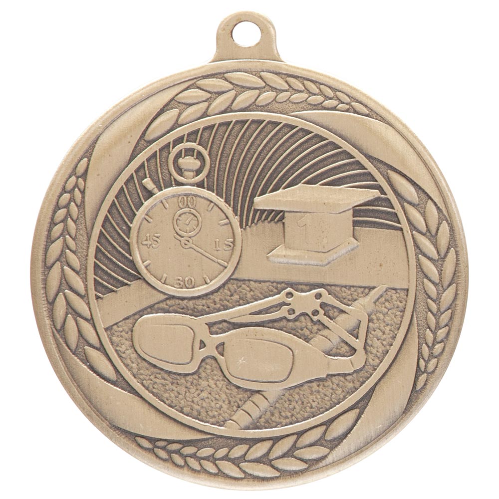 Typhoon Swimming Medal Gold 55mm