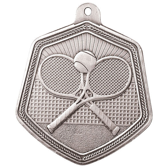 Falcon Tennis Medal Silver 65mm