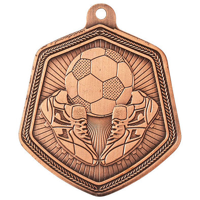 Falcon Football Medal Bronze 65mm