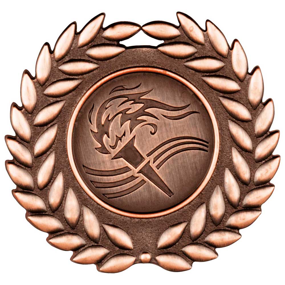 Classic Wreath Medal Bronze 50mm