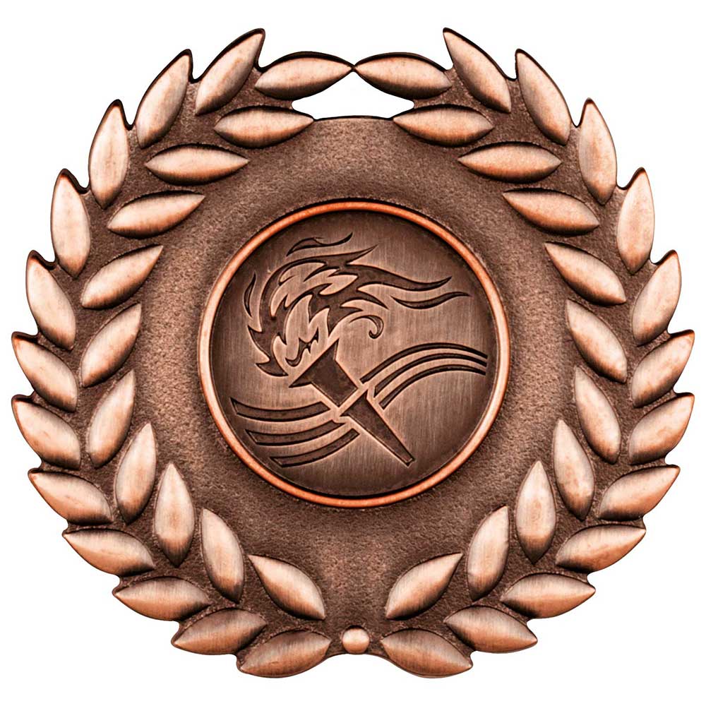 Classic Wreath Medal Bronze 60mm
