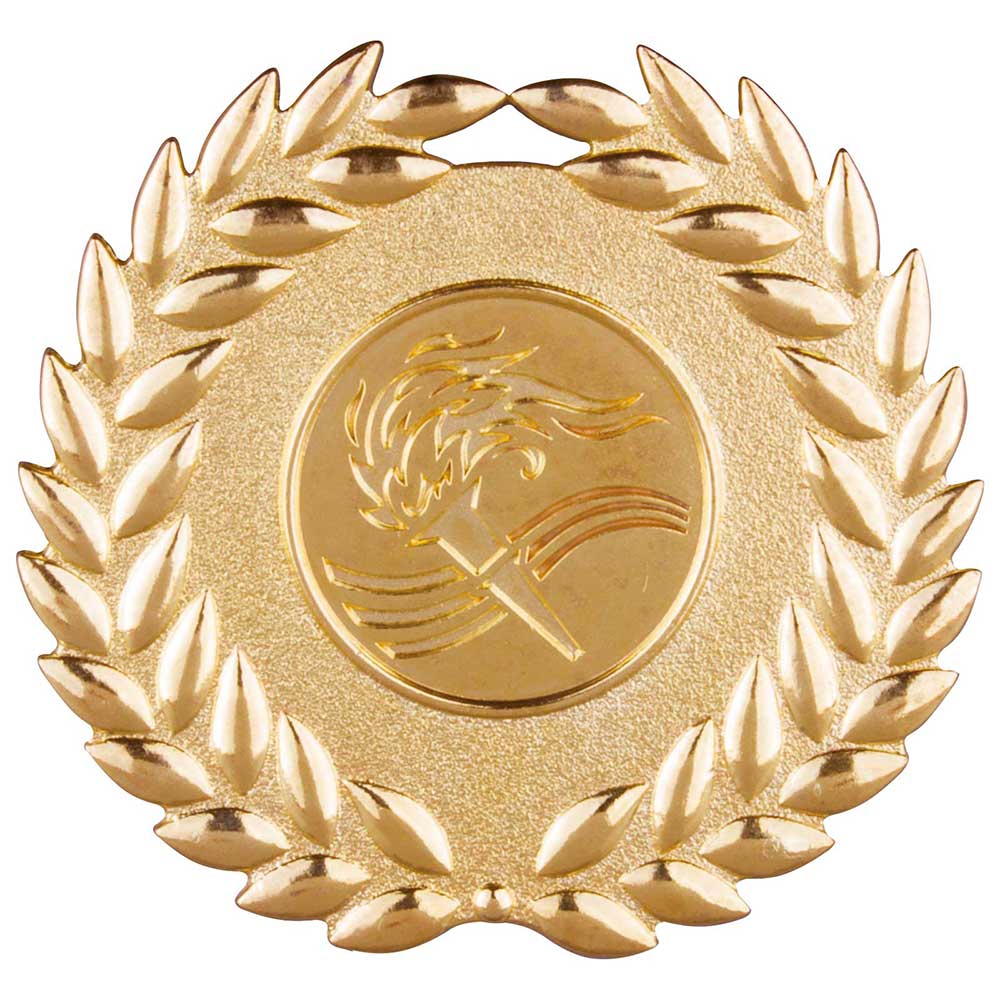 Classic Wreath Medal Gold 60mm