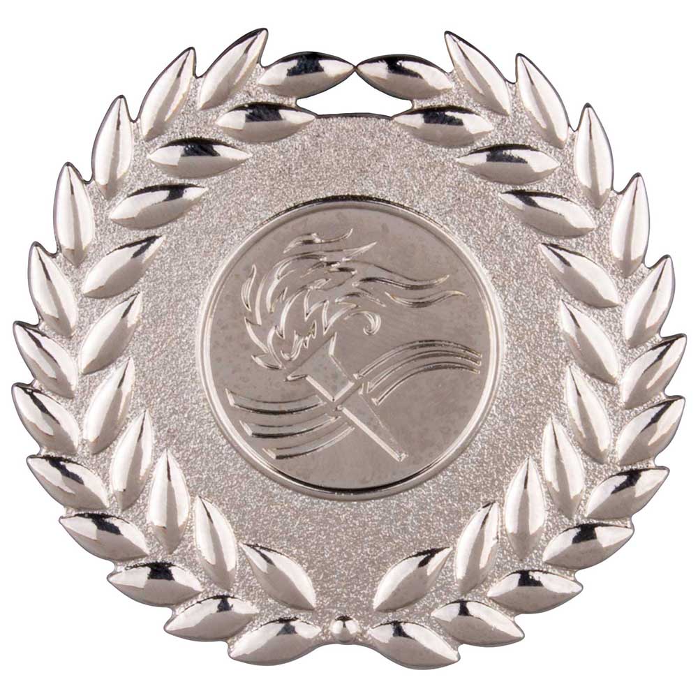 Classic Wreath Medal Silver 60mm